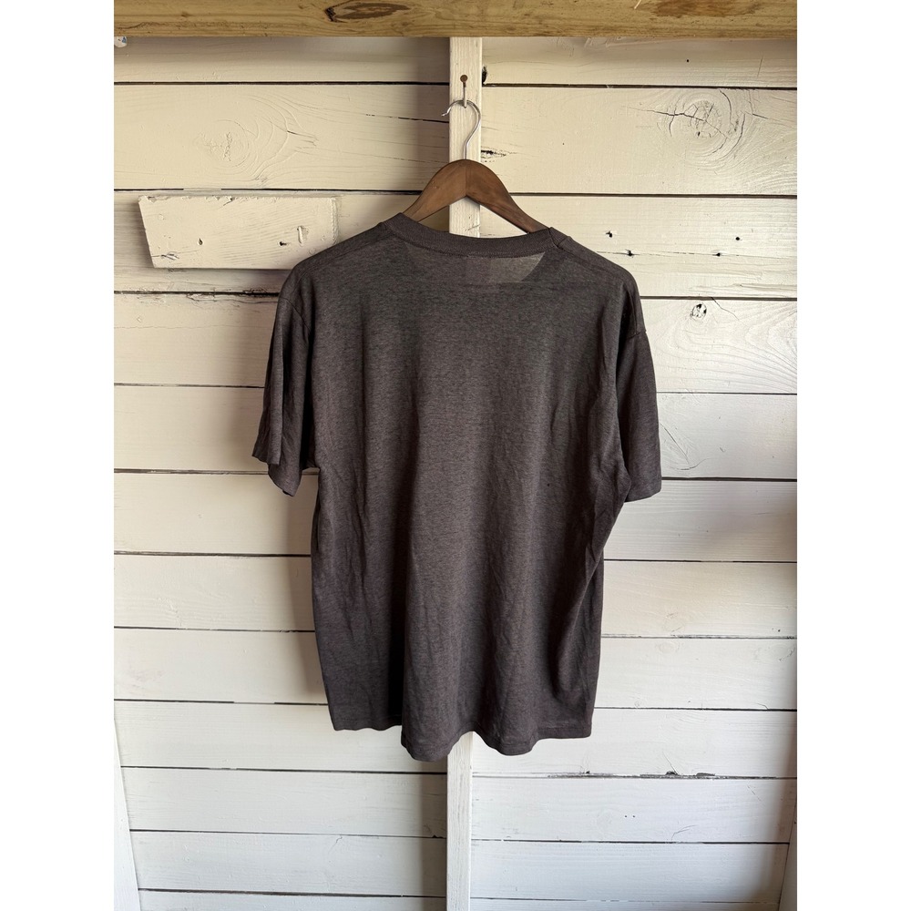 Vintage Jerzees Franklin Plant Safe Worker Pocket T-Shirt XL faded Made in USA - Picture 5 of 5